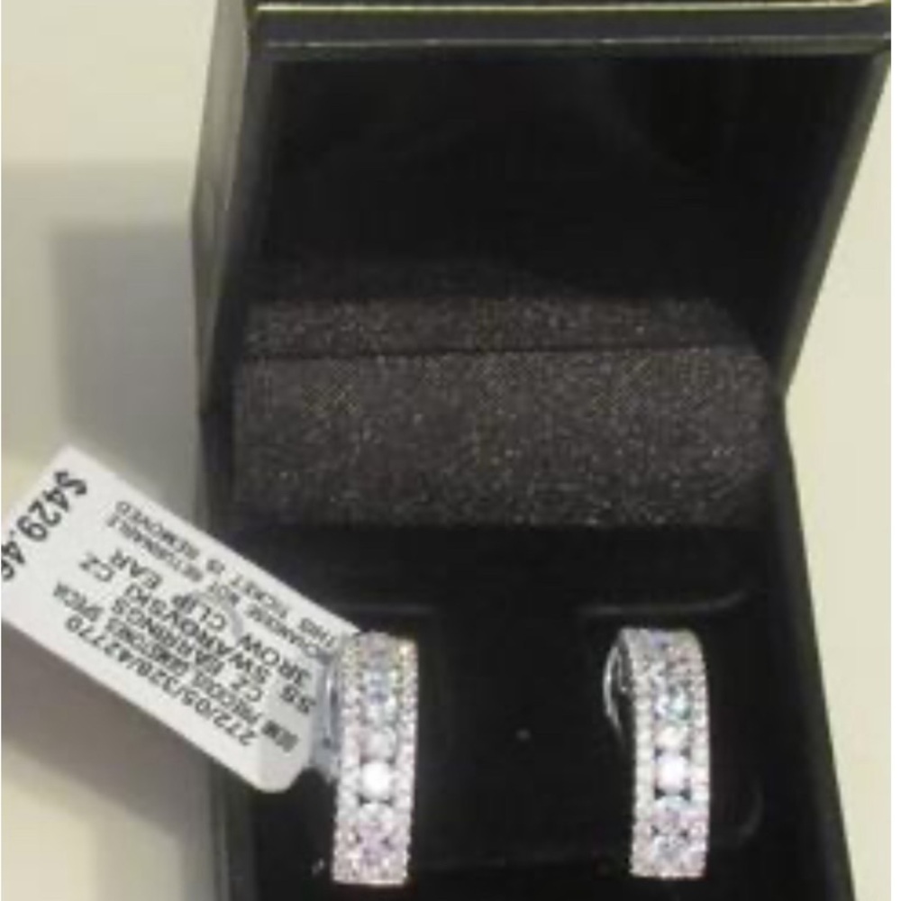 3-Piece Exquisite 925-QCD lab grown diamonds pendant and earrings set
